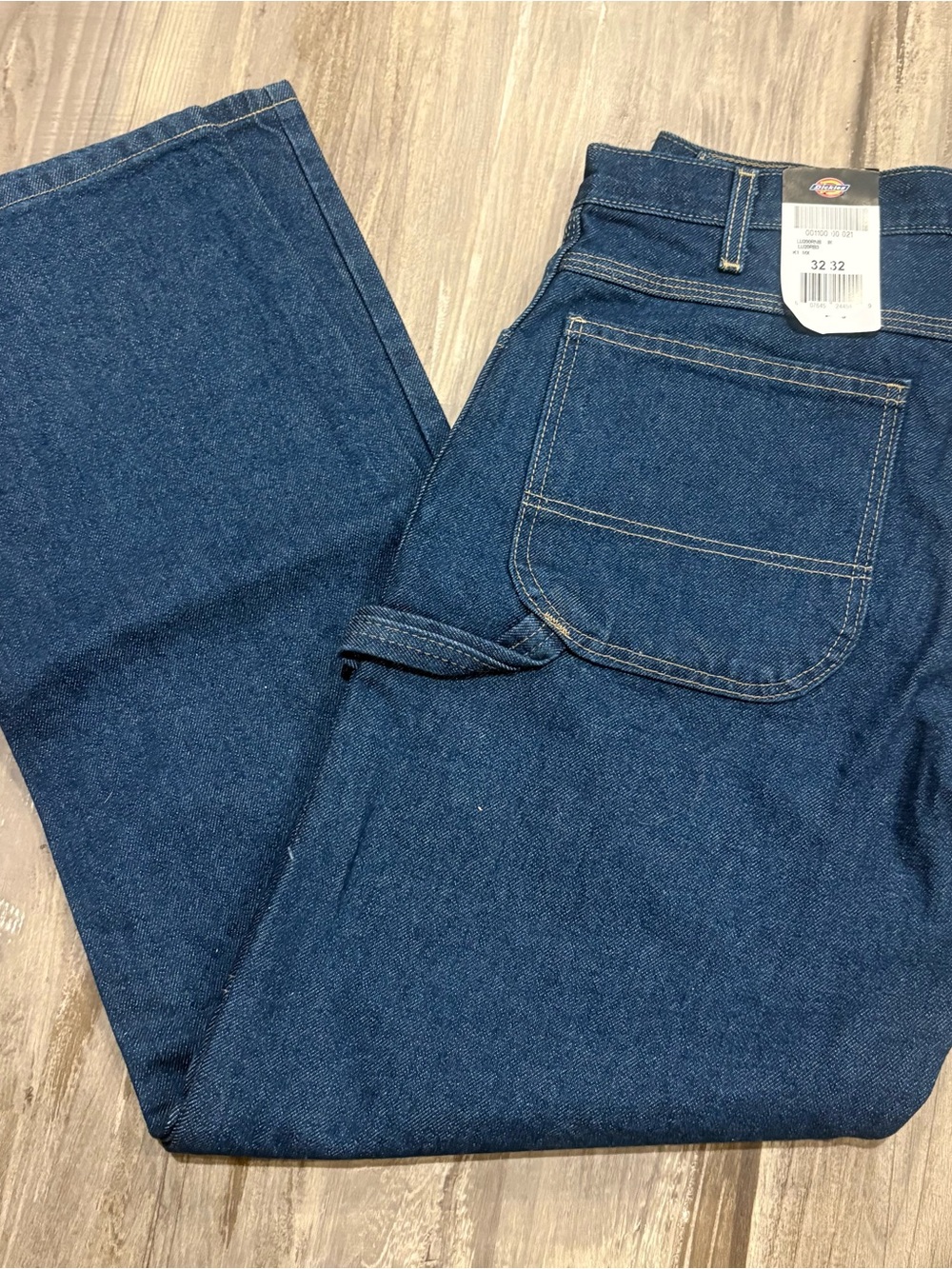 Dickies Industrial Carpenter Blue Jean LU200RNB 32X32 New with Tags